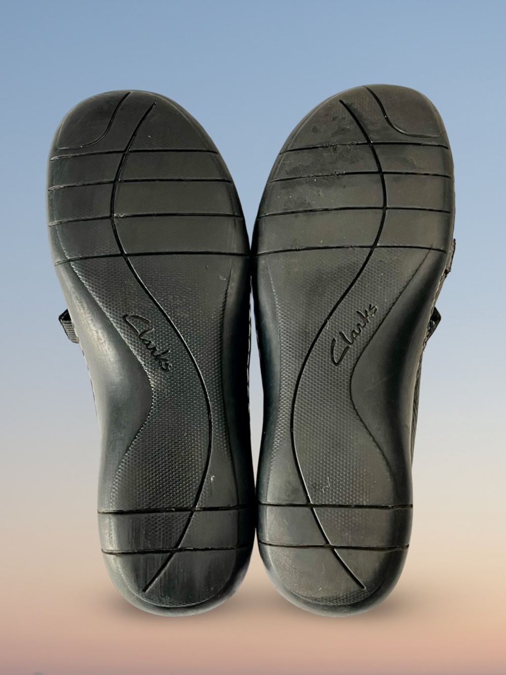 Clarks Bendables Black Leather Mary Jane Comfort Shoes Womens 8 - Picture 7 of 9